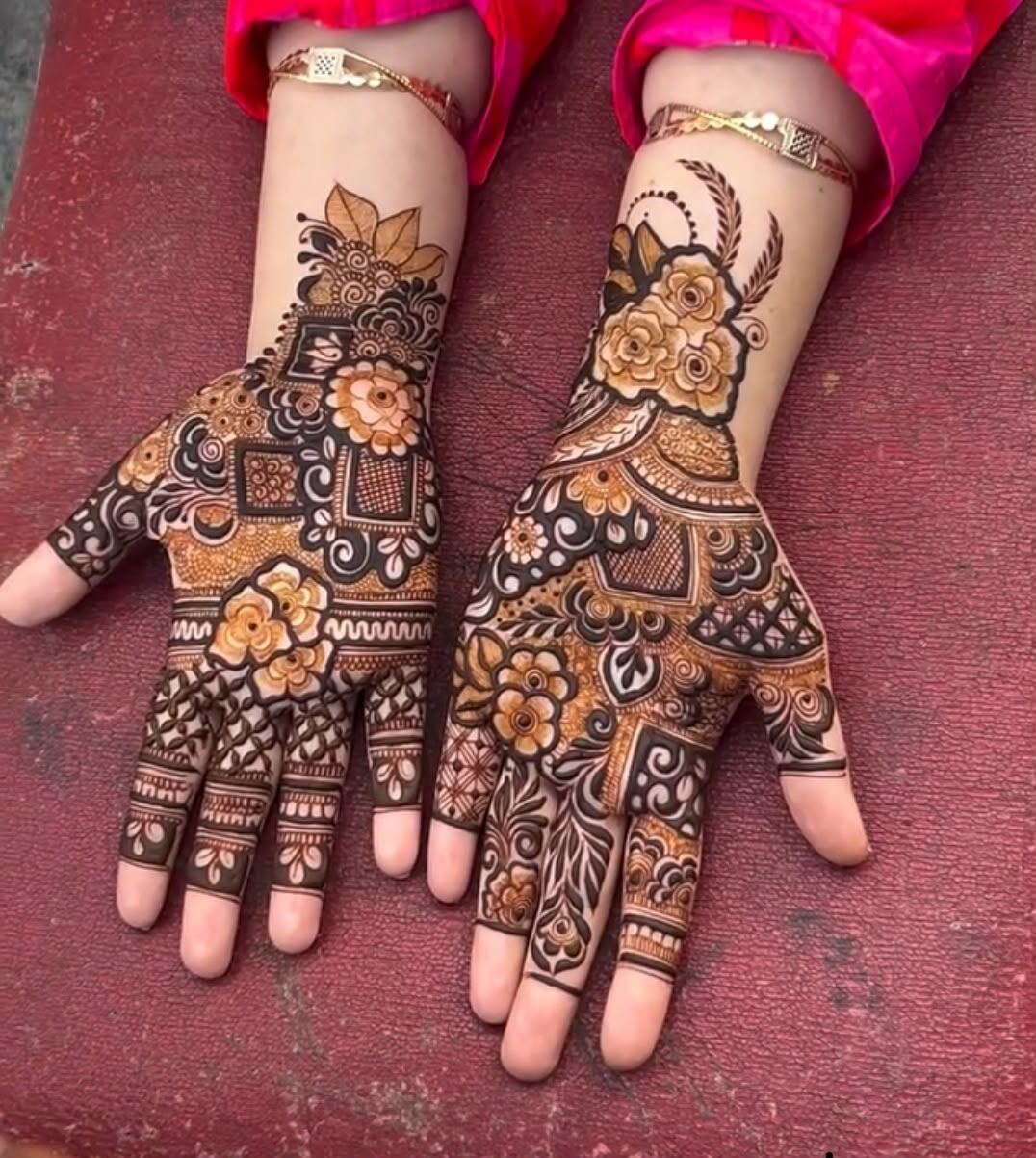 Arabic mehndi design Lucknow