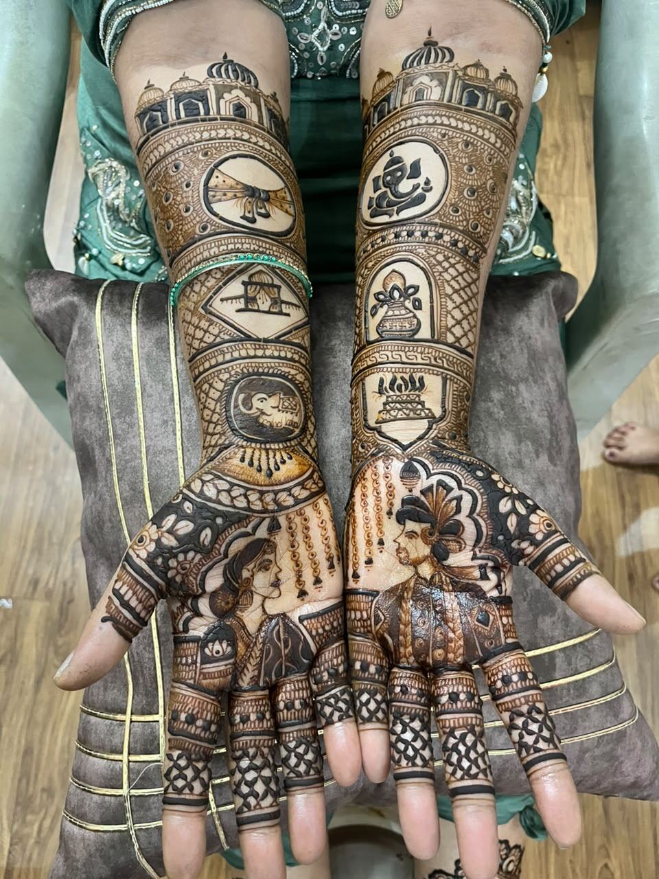 Bridal mehndi bride groom profile design